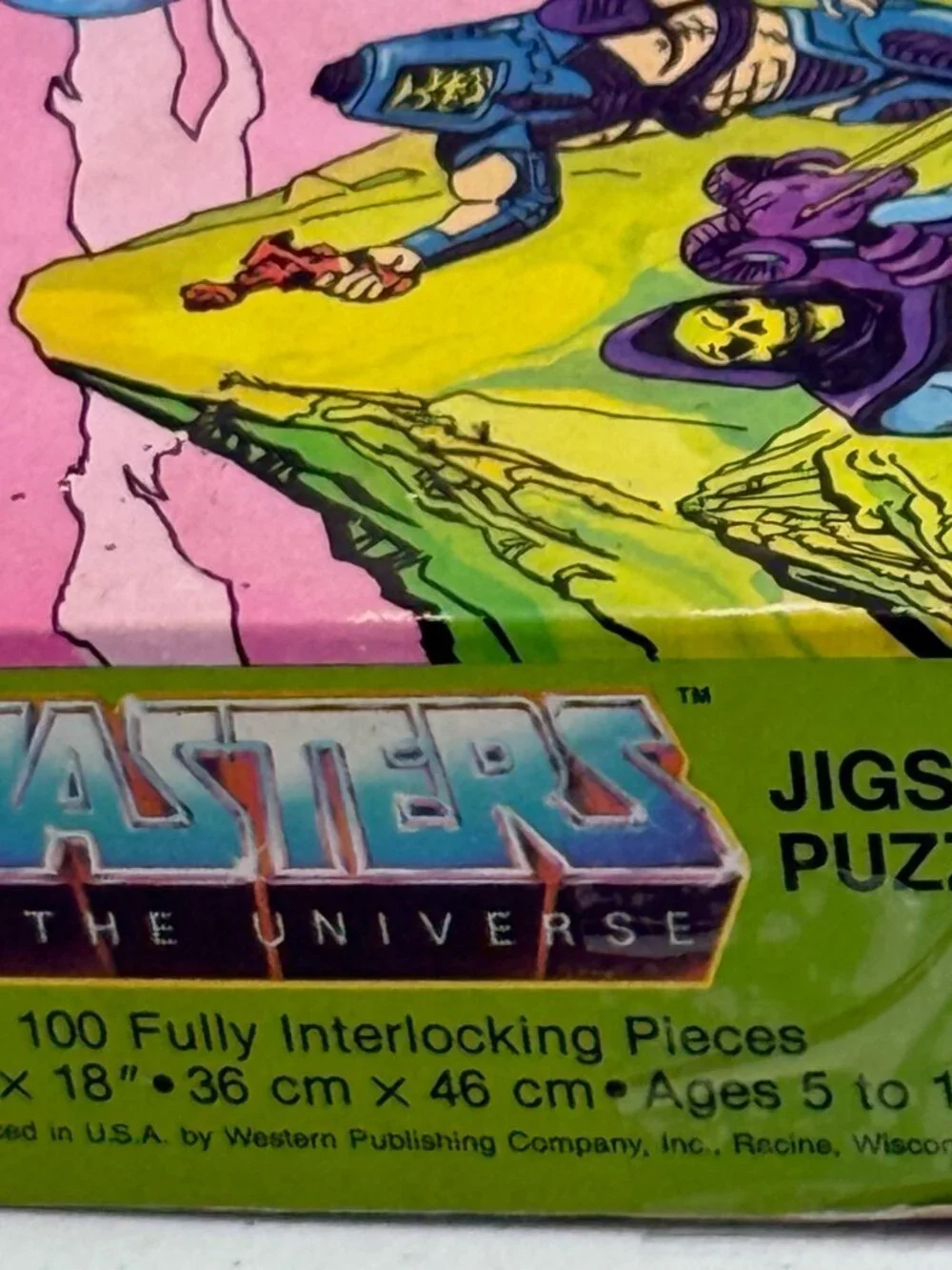 He-Man Masters of the Universe 100+ Piece Jigsaw Puzzle 1984 Fearless Foes MOTU